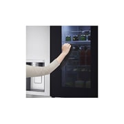 LG 617 л, Холодильник LG Side-by-Side, DoorCooling<sup>+</sup>, технология InstaView, диспенсер для воды и льда, GC-X257CAEC