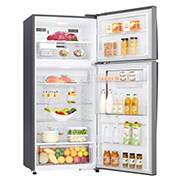 LG 506 л, Холодильник LG Door-in-Door с верхней морозильной камерой, DoorCooling+, фильтр HygieneFresh+, GN-A702HMHZ