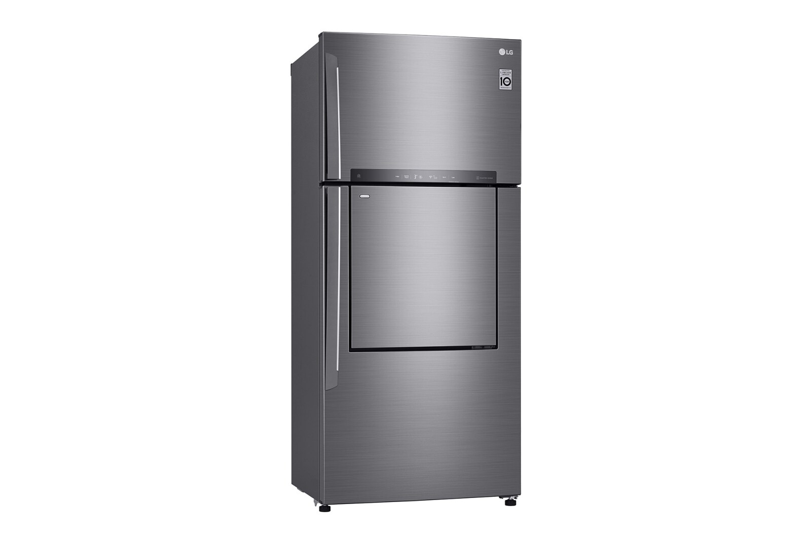 LG 506 л, Холодильник LG Door-in-Door с верхней морозильной камерой, DoorCooling+, фильтр HygieneFresh+, GN-A702HMHZ