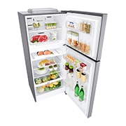 LG 393 л, Холодильник LG  с верхней морозильной камерой, Смарт Инверторный Компрессор, GN-B422SMCL