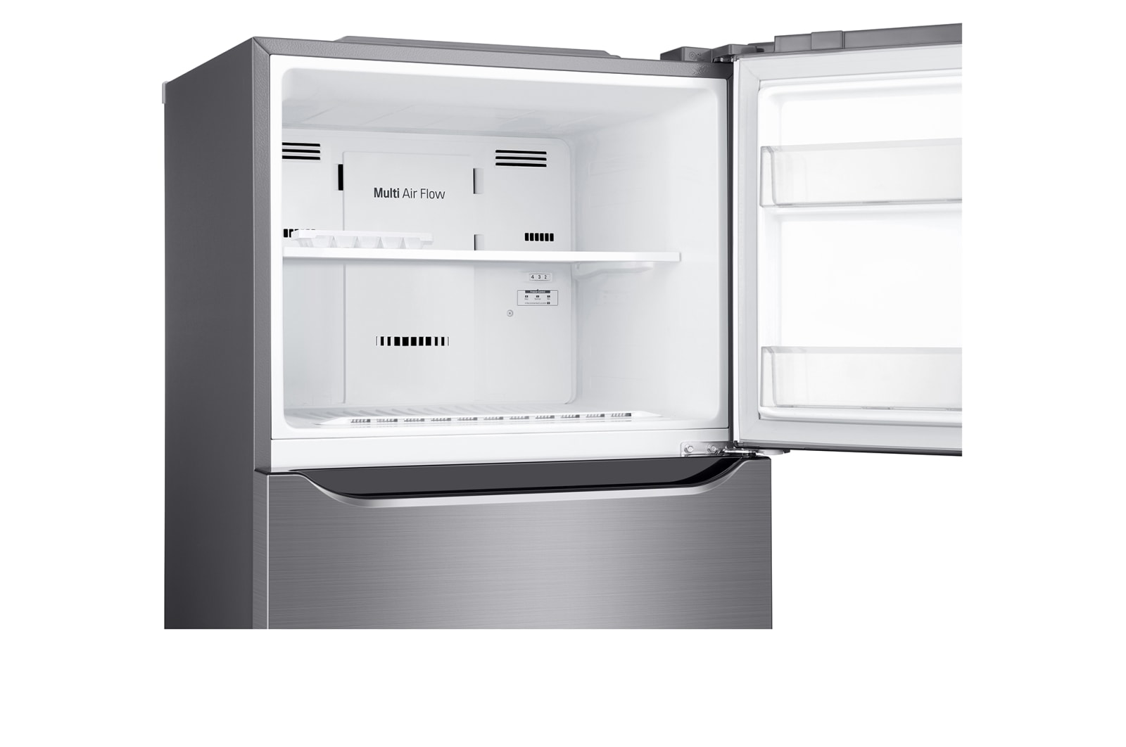 LG 393 л, Холодильник LG  с верхней морозильной камерой, Смарт Инверторный Компрессор, GN-B422SMCL