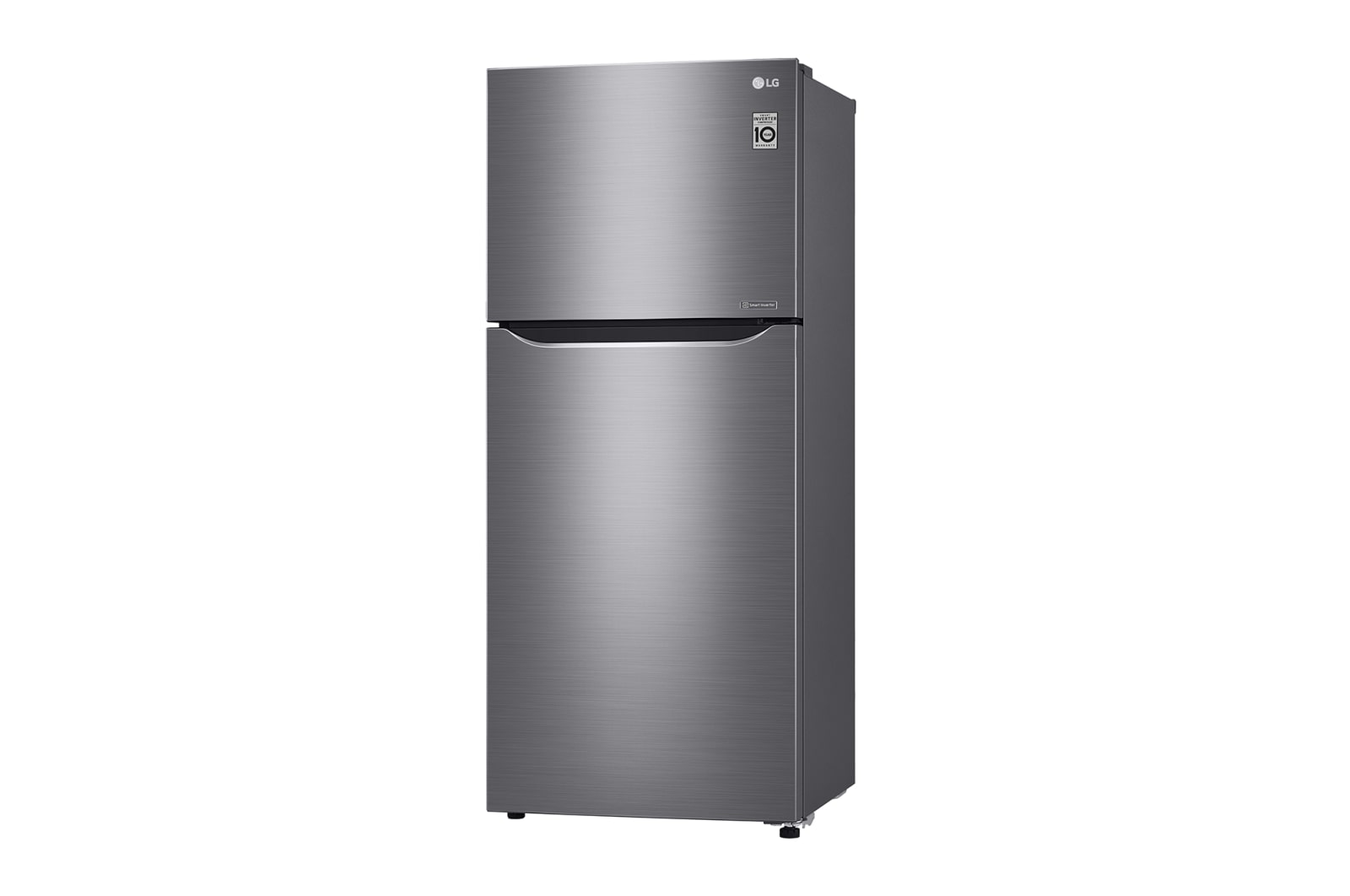 LG 393 л, Холодильник LG  с верхней морозильной камерой, Смарт Инверторный Компрессор, GN-B422SMCL