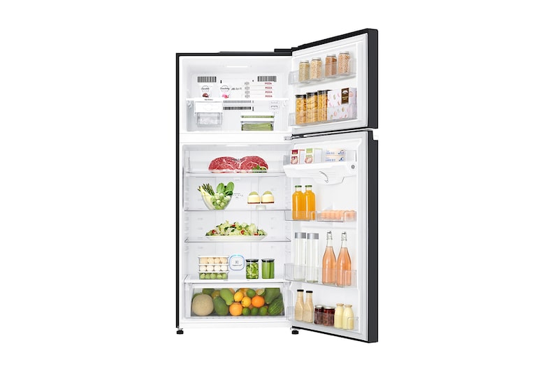 LG 506 л, Холодильник LG  с верхней морозильной камерой, DoorCooling+, фильтр HygieneFresh+, GN-C702SGBM