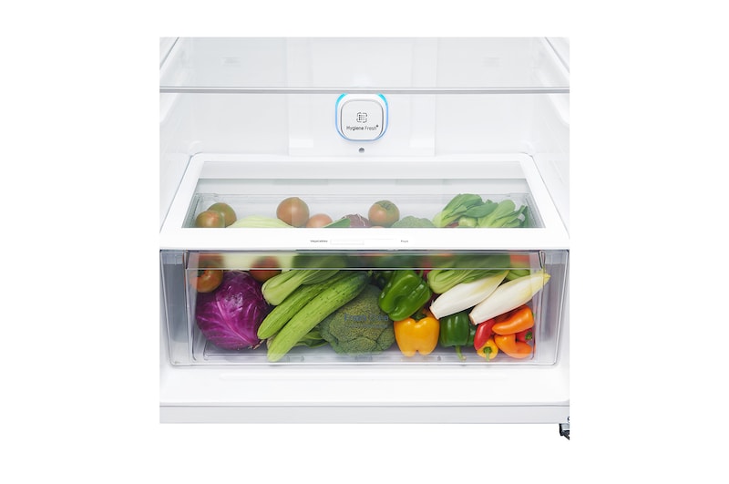 LG 506 л, Холодильник LG  с верхней морозильной камерой, DoorCooling+, фильтр HygieneFresh+, GN-C702SGBM