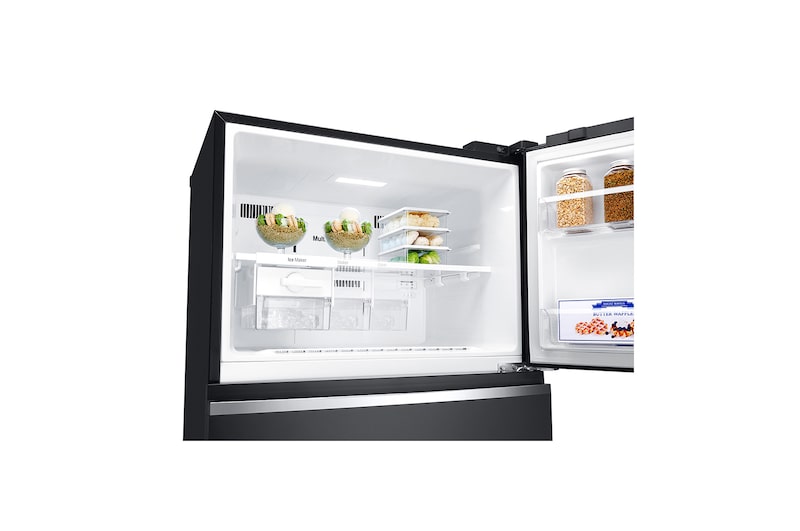 LG 506 л, Холодильник LG  с верхней морозильной камерой, DoorCooling+, фильтр HygieneFresh+, GN-C702SGBM