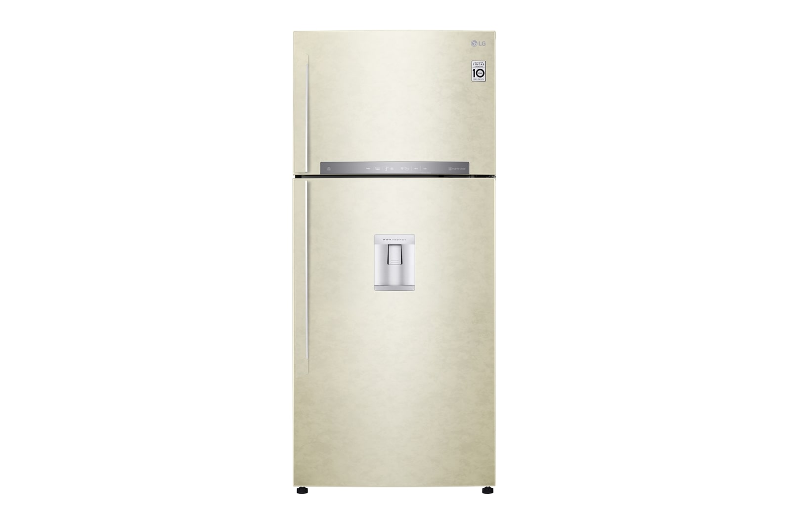 Вид 506 л, Холодильник LG  с верхней морозильной камерой, DoorCooling&#43;, фильтр HygieneFresh&#43; GN-F702HMHZ спереди