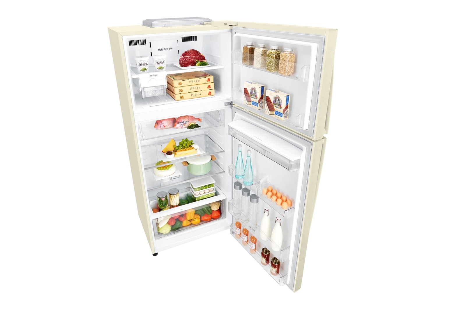 LG 506 л, Холодильник LG  с верхней морозильной камерой, DoorCooling+, фильтр HygieneFresh+, GN-F702HMHZ