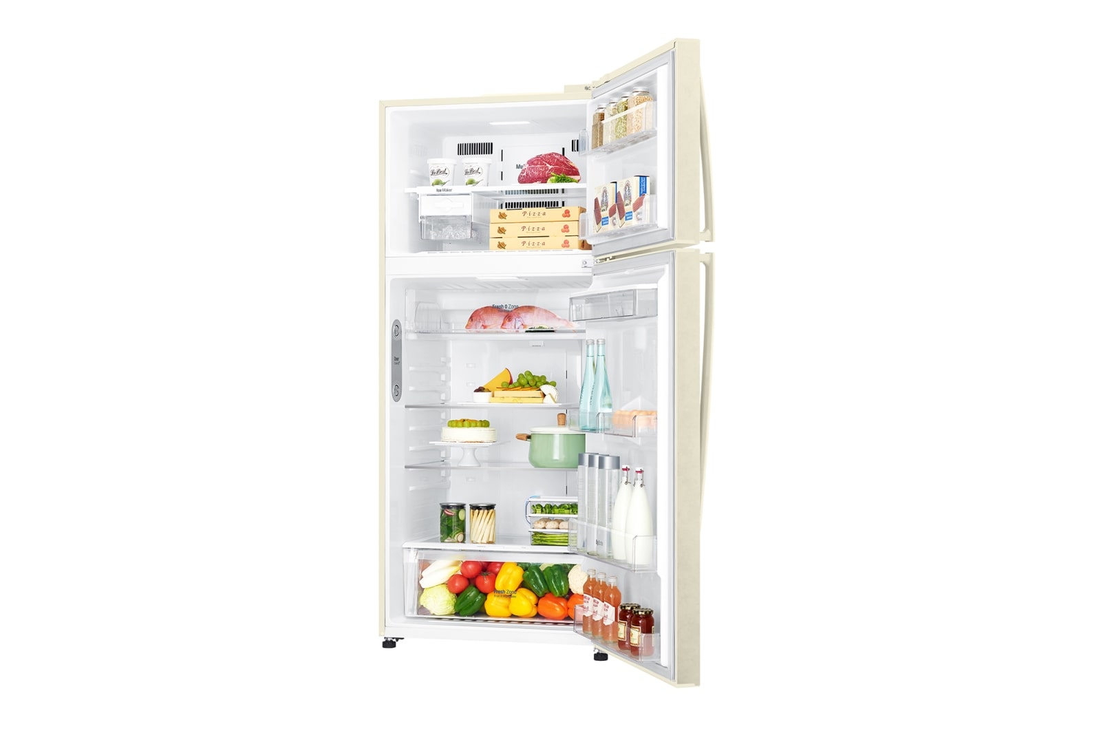 LG 506 л, Холодильник LG  с верхней морозильной камерой, DoorCooling+, фильтр HygieneFresh+, GN-F702HMHZ