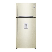Вид 506 л, Холодильник LG  с верхней морозильной камерой, DoorCooling&#43;, фильтр HygieneFresh&#43; GN-F702HMHZ спереди