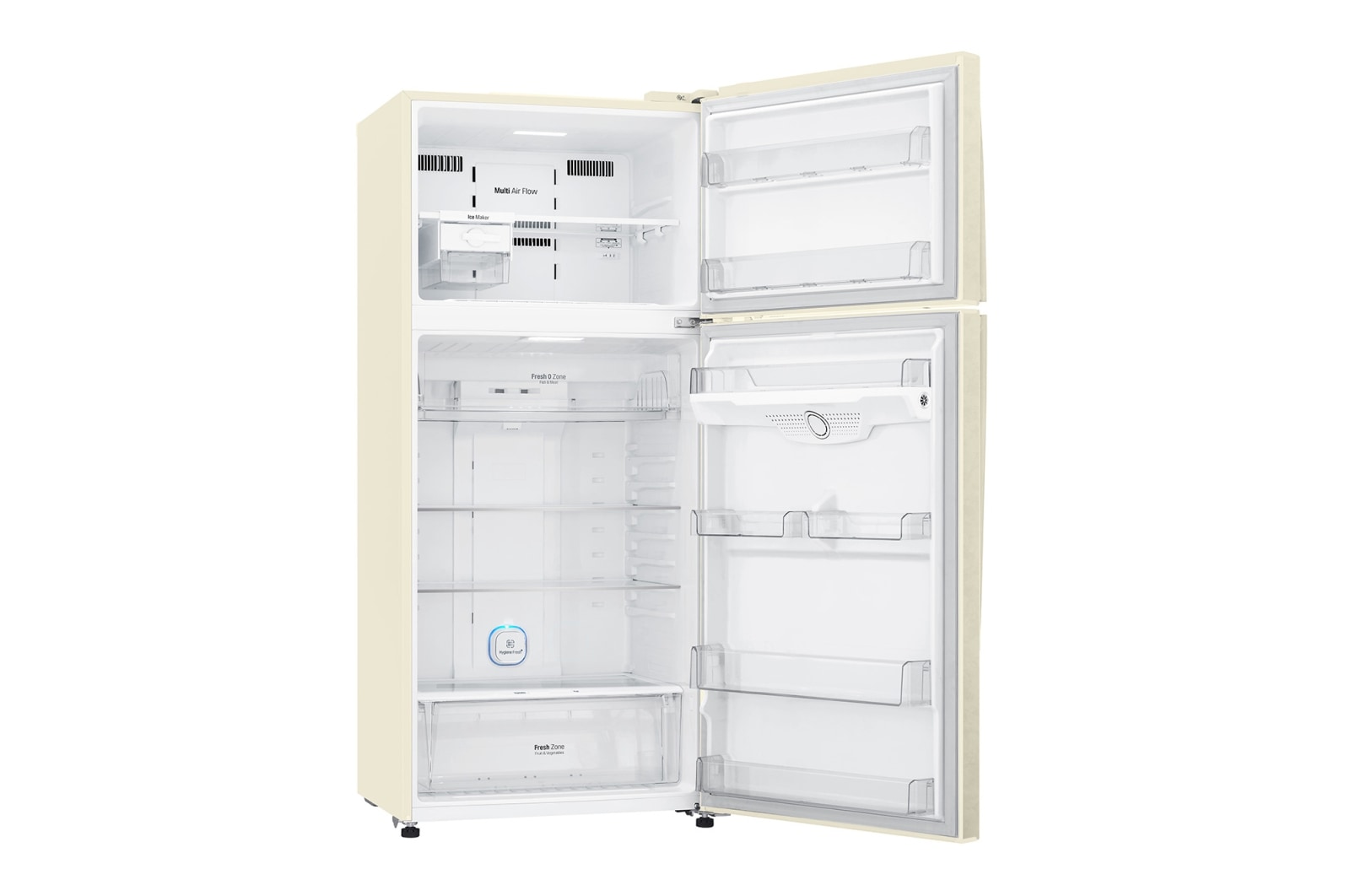 LG 506 л, Холодильник LG с верхней морозильной камерой, DoorCooling+, фильтр HygieneFresh+, GN-H702HEHZ