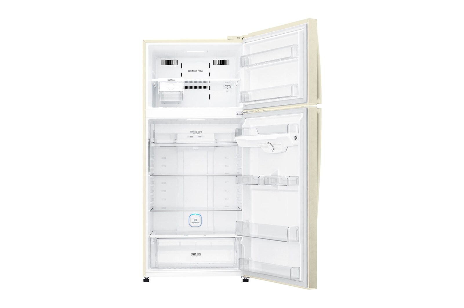 LG 506 л, Холодильник LG с верхней морозильной камерой, DoorCooling+, фильтр HygieneFresh+, GN-H702HEHZ