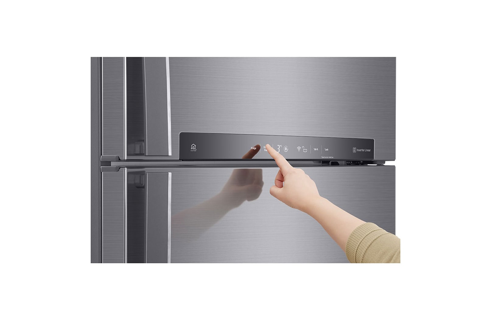 LG 506 л, Холодильник LG  с верхней морозильной камерой, DoorCooling+, фильтр HygieneFresh+, GN-H702HMHZ