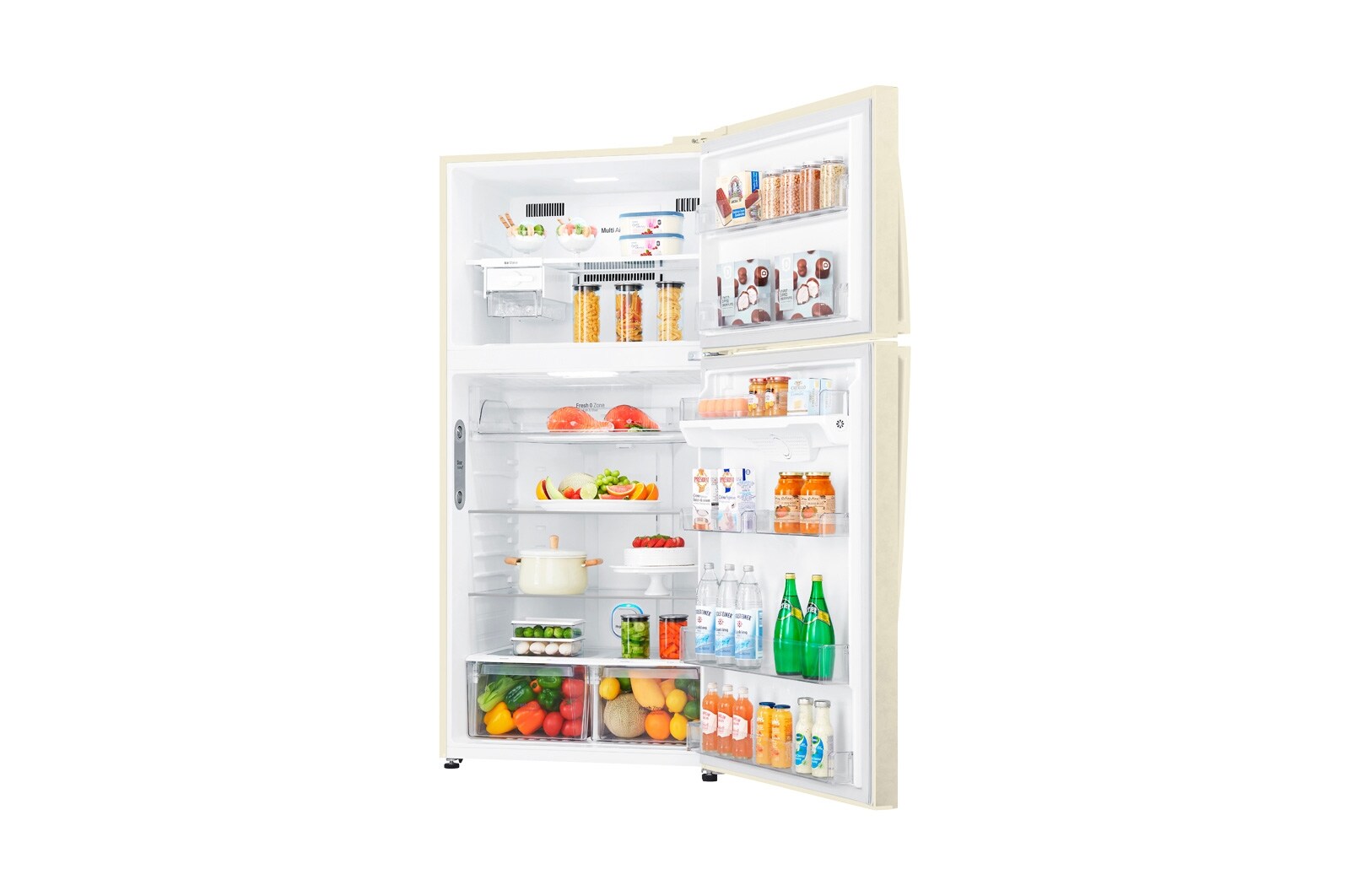 LG 592 л, Холодильник LG  с верхней морозильной камерой, DoorCooling+, фильтр HygieneFresh+, GR-H802HEHZ