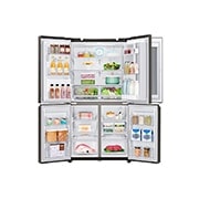 LG 571 л, Многодверный холодильник LG InstaView Door-In-Door, диспенсер, Инверторный Линейный Компрессор, GR-X24FTKSB