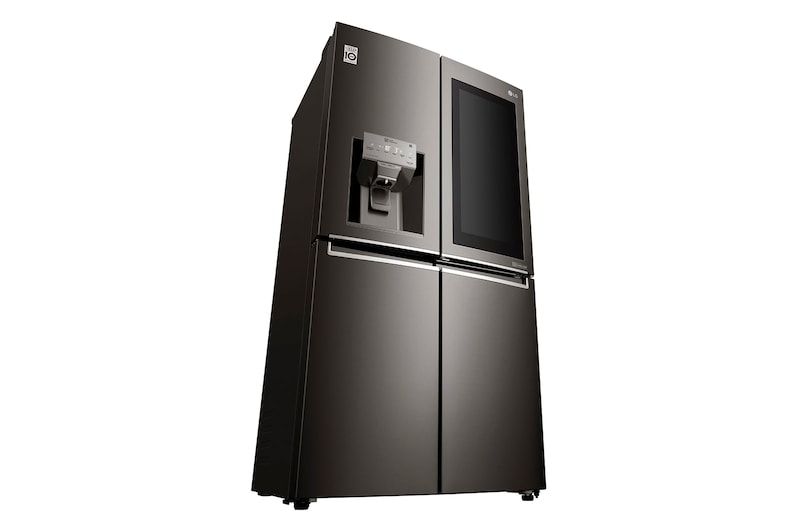 LG 571 л, Многодверный холодильник LG InstaView Door-In-Door, диспенсер, Инверторный Линейный Компрессор, GR-X24FTKSB