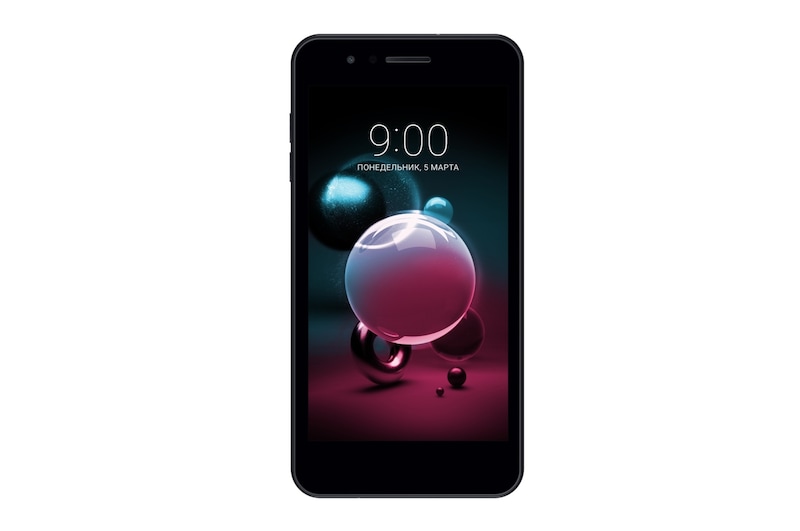 Front view of Смартфон LG K9 LMX210NMW blue