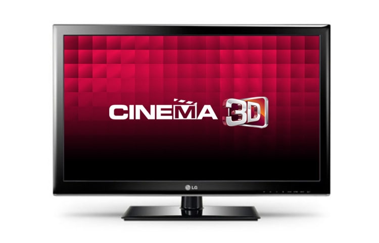 Вид Cinema 3D телевизор – лучший 3D телевизор для дома 32LM340T спереди