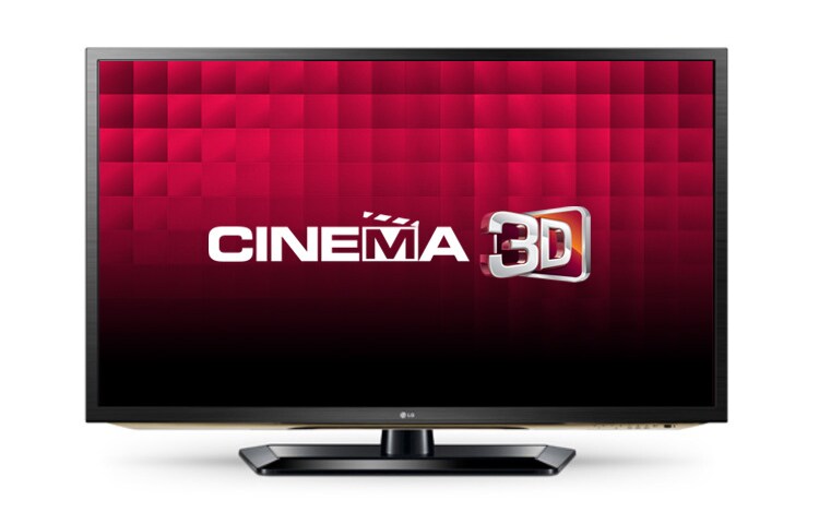 Вид Cinema 3D-телевизор для небольших помещений 32LM580T спереди