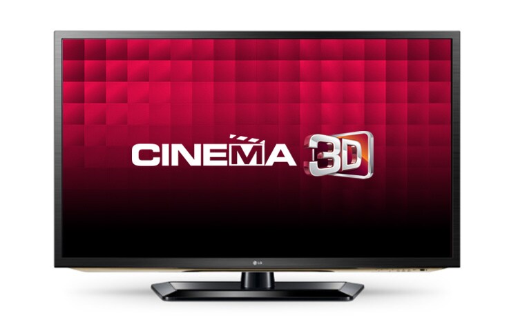 Вид Cinema 3D-телевизор для небольших помещений 42LM580T спереди