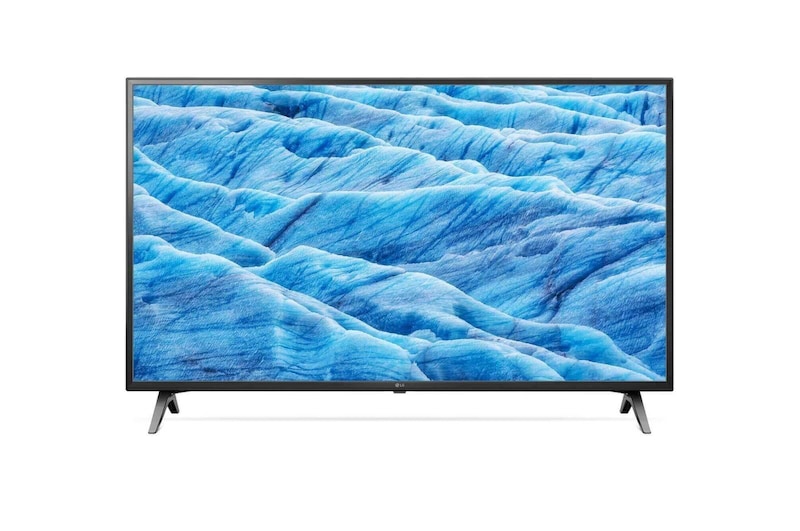Front view of Телевизор LG,LED 43", 4K, Технология 4K Active HDR,ThinQ AI, Smart, Ultra Surround Sound 43UM7100PLB