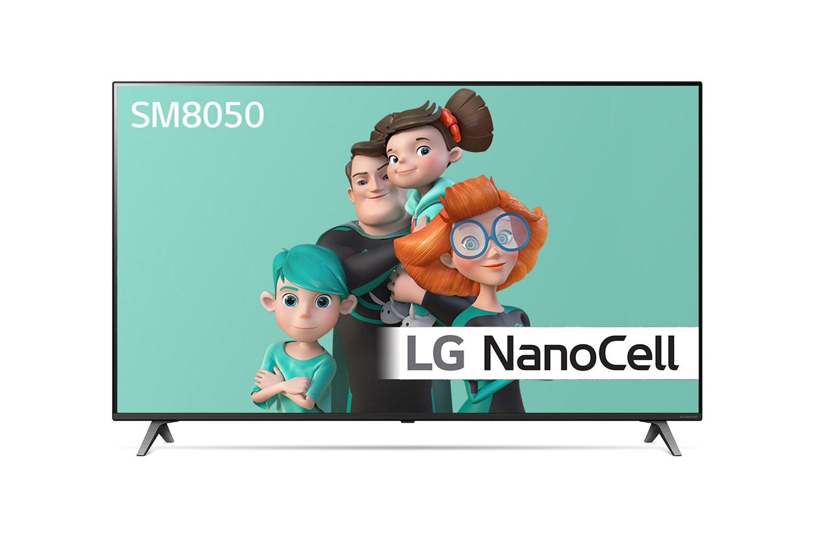Вид 49&#34; телевизор с технологией NanoCell™ 49SM8050PLC спереди