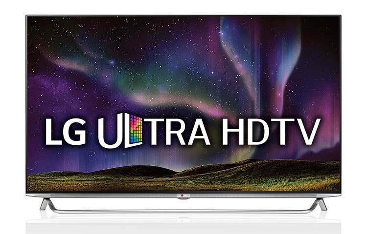 Вид Показывает оригинальный 4К-контент с USB, масштабирует и обрабатывает Full HD видео до максимального качества. 49UB850V спереди