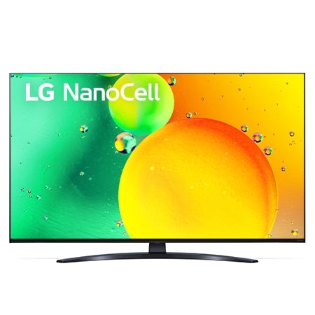 Вид телевизора LG NanoCell спереди