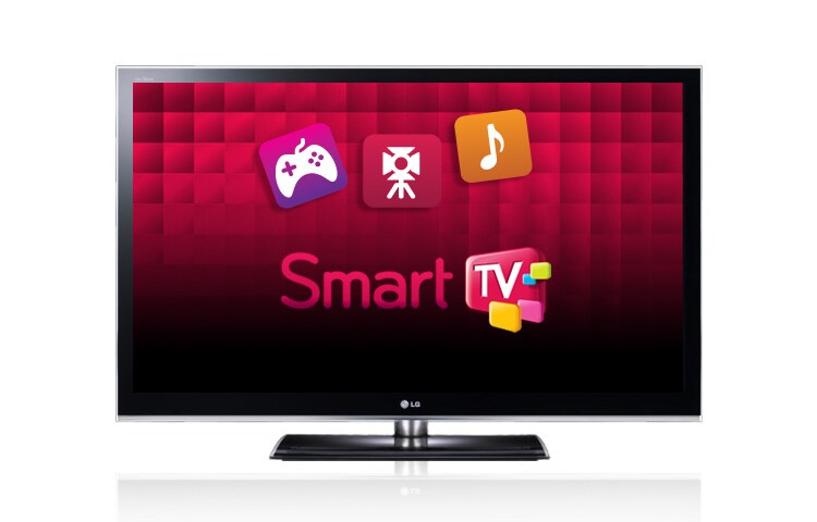 Вид Full HD 3D плазменный Smart телевизор с технологиями freeview HD и 600Hz 50PZ950 спереди