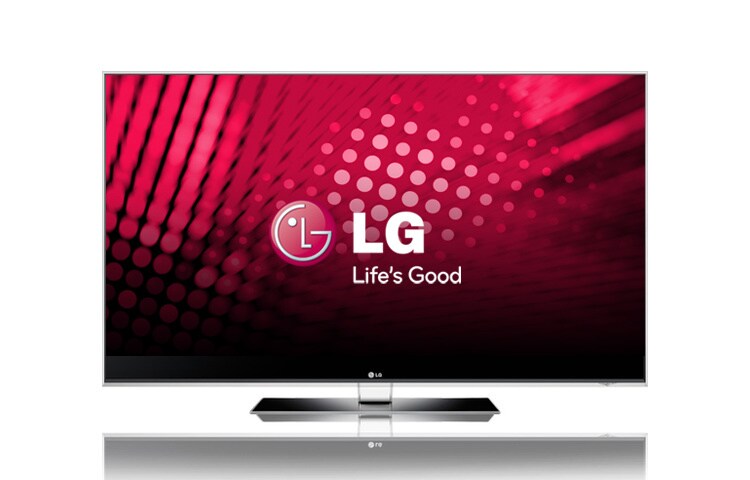 Вид Первый в мире 3D телевизор с технологией Full LED Slim 55LX9500 спереди