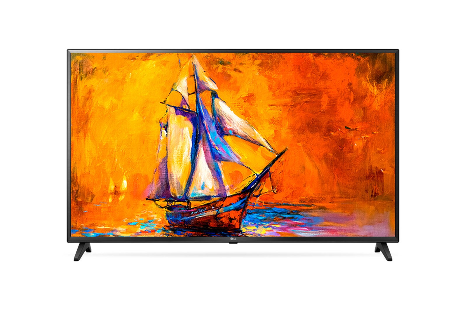 Вид Телевизор LG,55&#34;, 4K, Технология 4K Active HDR,  Smart, Ultra Surround Sound 55UK6200PLA спереди