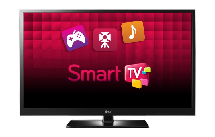 Вид Full HD 3D плазменный Smart телевизор с технологиями freeview HD и 600Hz 60PZ570 спереди