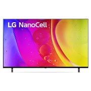 Вид NANO80 55&#39;&#39; 4K NanoCell телевизор 55NANO806QA спереди