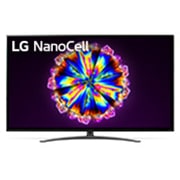 Вид Телевизор LG NanoCell 55’ 4K IPS, ThinQ AI, WebOS 5.0, Dolby Atmos 55NANO916NA спереди