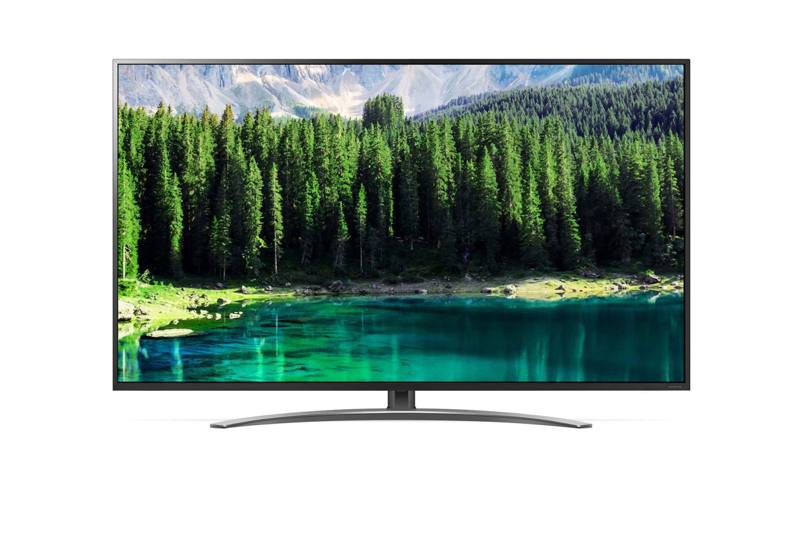 Вид Телевизор LG,NanoCell 75&#34;, 4K, 4K Cinema HDR , ThinQ AI, Smart, DOLBY ATMOS 75SM8610PLA спереди