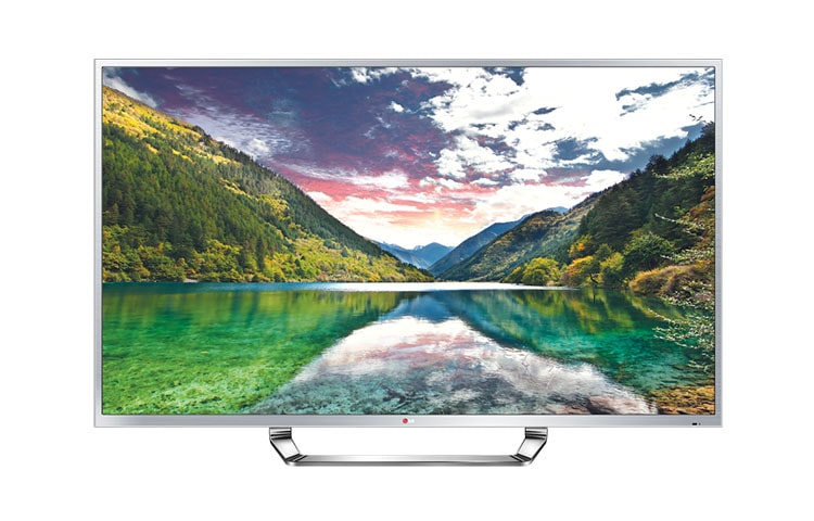 Вид Первый в Мире 84-дюймовый телевизор LG ULTRA HD 84LM960V спереди