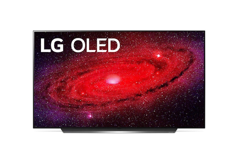 Front view of Телевизор LG OLED 55’ 4K, ThinQ AI, WebOS 5.0, Dolby Atmos OLED55CXRLA