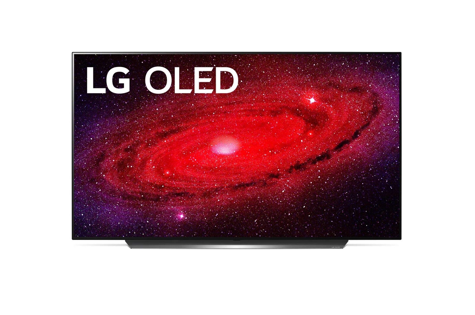 Вид Телевизор LG OLED 65’ 4K, ThinQ AI, WebOS 5.0, Dolby Atmos OLED65CXRLA спереди
