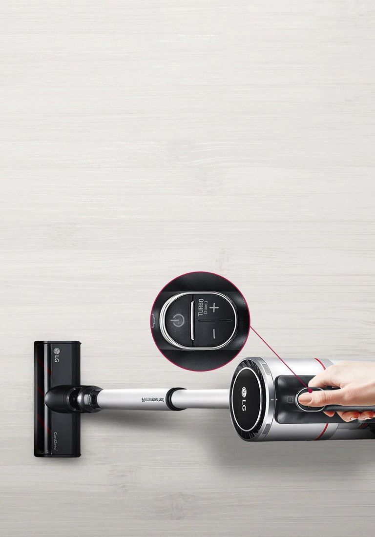 LG CordZero A9 Управление в одно касание