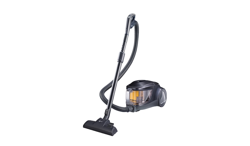 LG Пылесос LG Kompressor, 380 аВт, система прессования пыли, циклон, щетка для шерсти животных, VK76W02HY