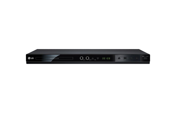 Вид DVD-проигрыватель с HDMI и караоке DP827H спереди