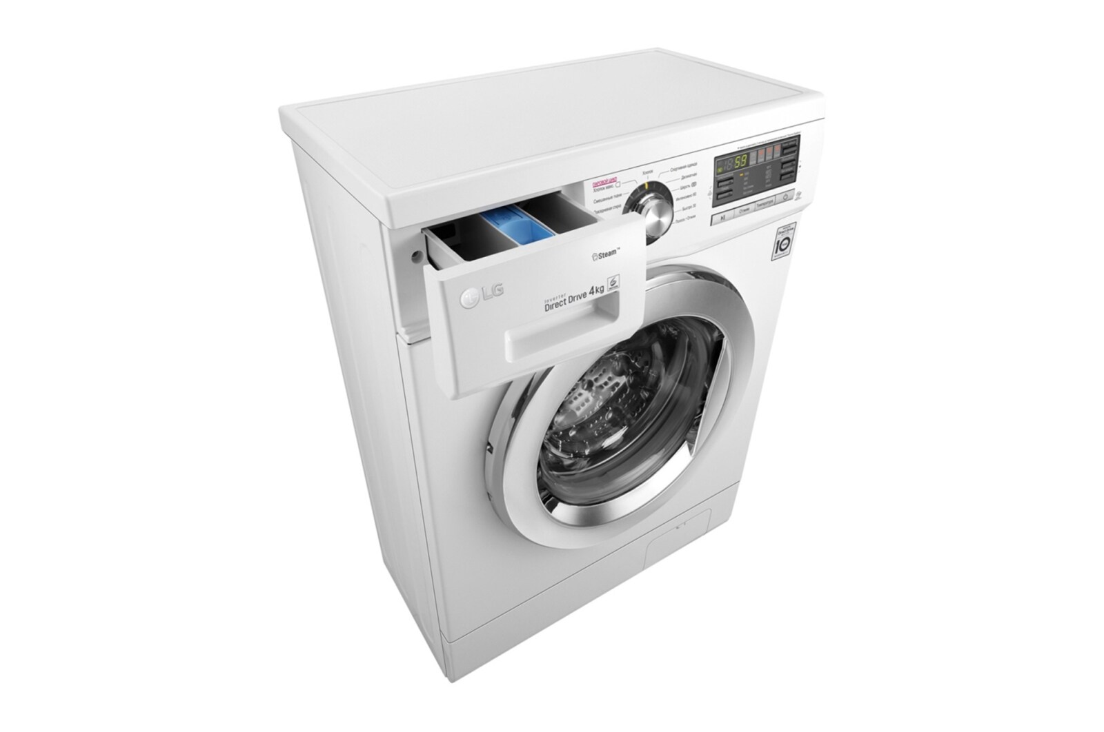LG Узкая стиральная машина LG с фронтальной загрузкой 4 кг , F1096SDS3