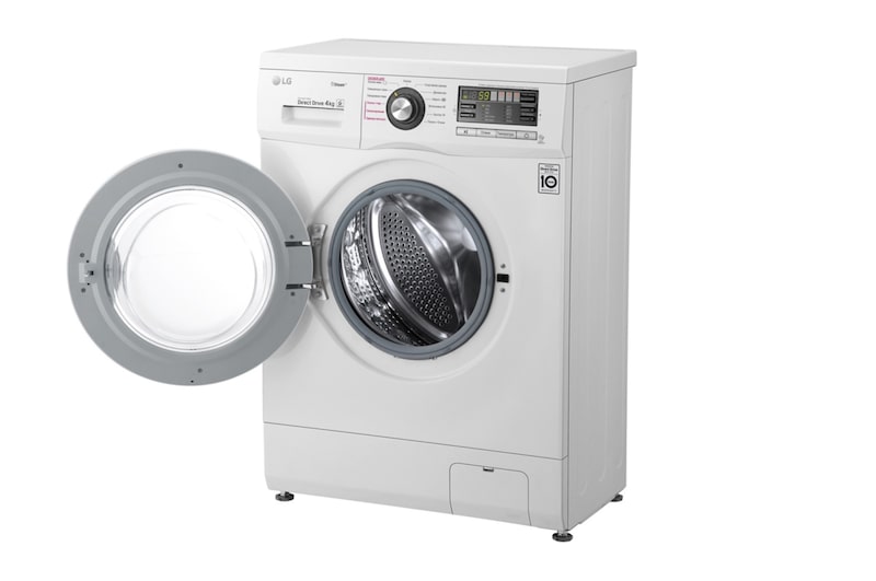 LG Узкая стиральная машина LG с фронтальной загрузкой 4 кг , F1096SDS3