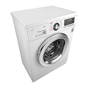 LG Стиральная машина LG с фронтальной загрузкой, 6 кг, Стирка с паром Steam, 6 движений заботы, F1296NDS3