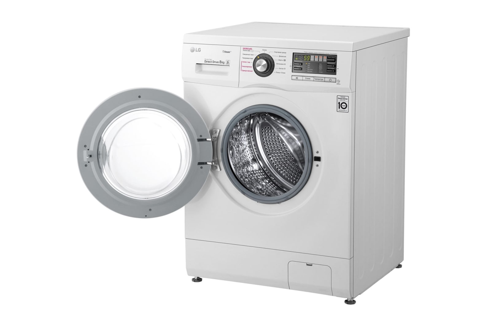 LG Стандартная стиральная машина c функцией пара Steam, 8кг, F1296TDS3