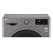 LG Стиральная машина LG с фронтальной загрузкой, 7 кг, Стирка с паром Steam, 6 движений заботы, F2J6HS8S