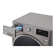 LG Стиральная машина LG с фронтальной загрузкой, 7 кг, Стирка с паром Steam, 6 движений заботы, F2J6HS8S
