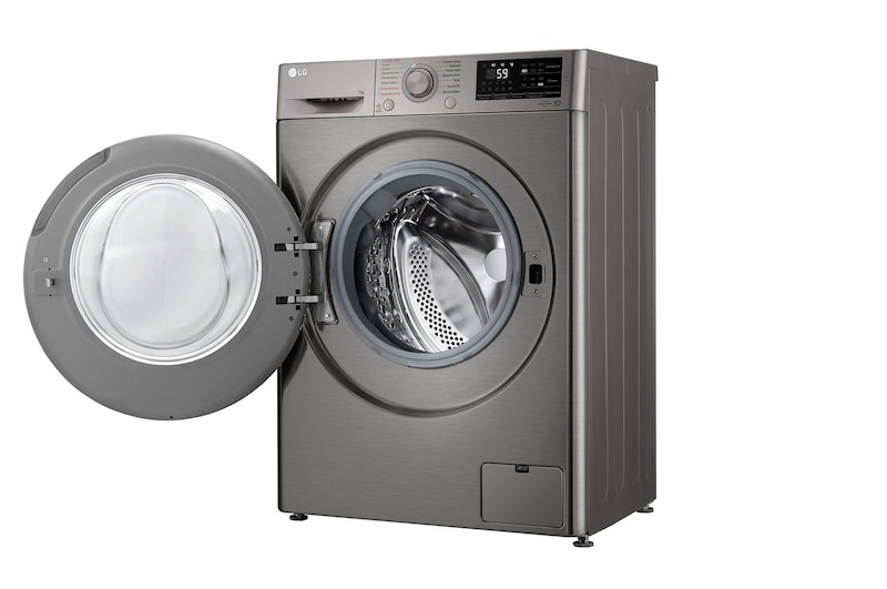 LG Стиральная машина LG с прямым приводом, 7 кг, 6 движений заботы, cтирка с паром Steam™, F2J6HSDS