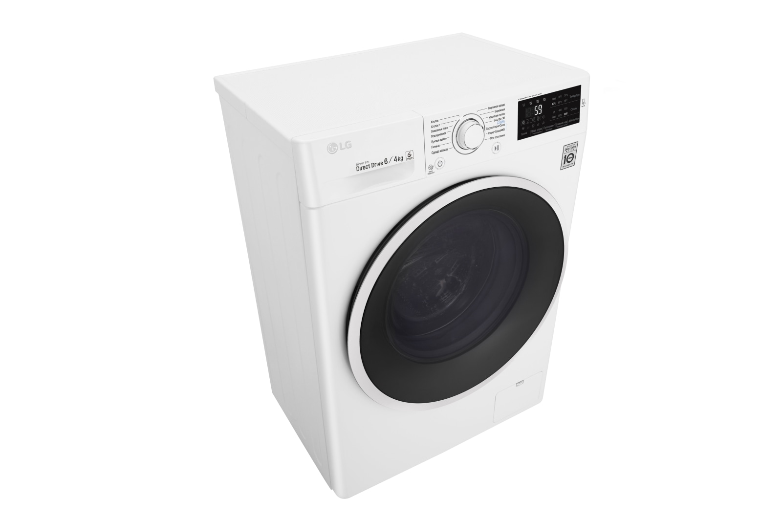 LG Стиральная машина LG с фронтальной загрузкой, 6/4 кг, Стирка и Сушка, 6 движений заботы, F2J6NM0W