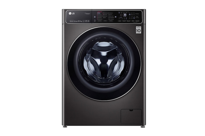LG Стиральная машина с искусственным интеллектом LG AI DD, 8.5 кг, стирка с паром Steam+, TurboWash39, ThinQ, F2T9GW9P