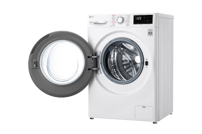 LG Узкая стиральная машина с технологией AI DD, 8,5кг, F2V3GS3W